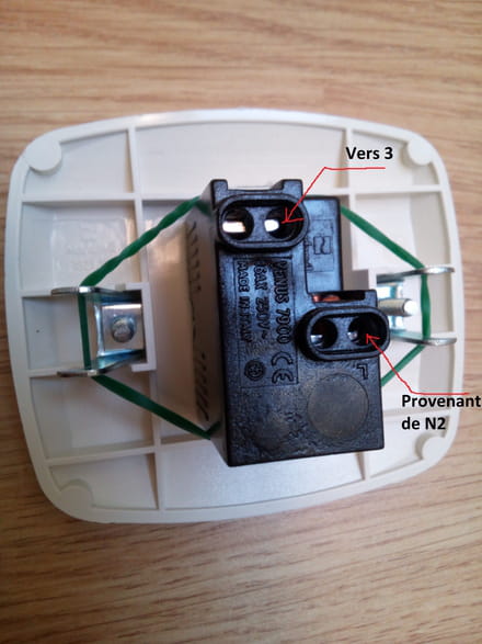 Cablage VMC simple flux et interrupteur [Résolu]