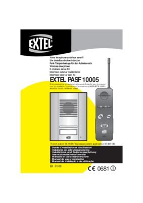 Schema De Cablage Interphone Extel ~ schéma câblage et branchement de